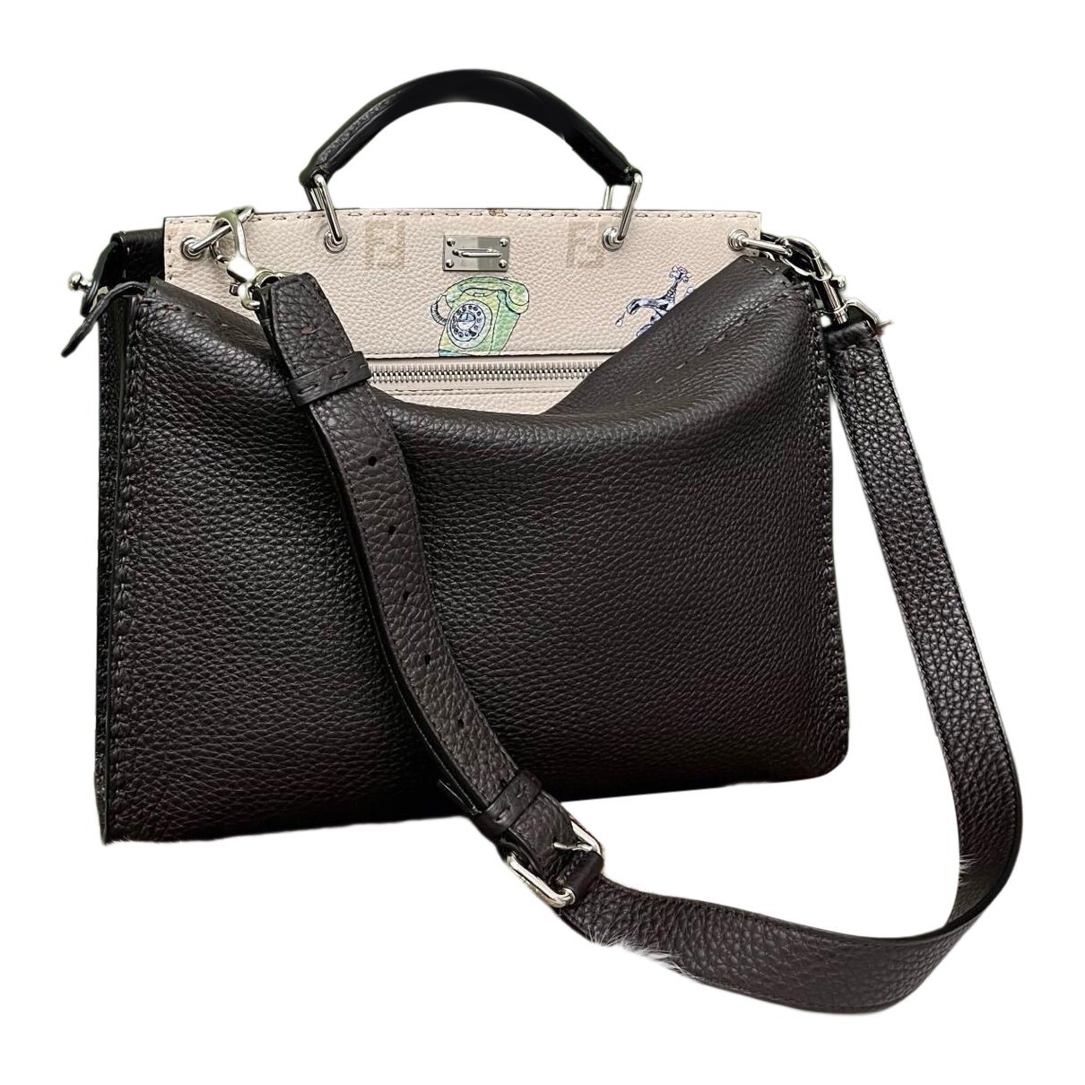 Leather handbag