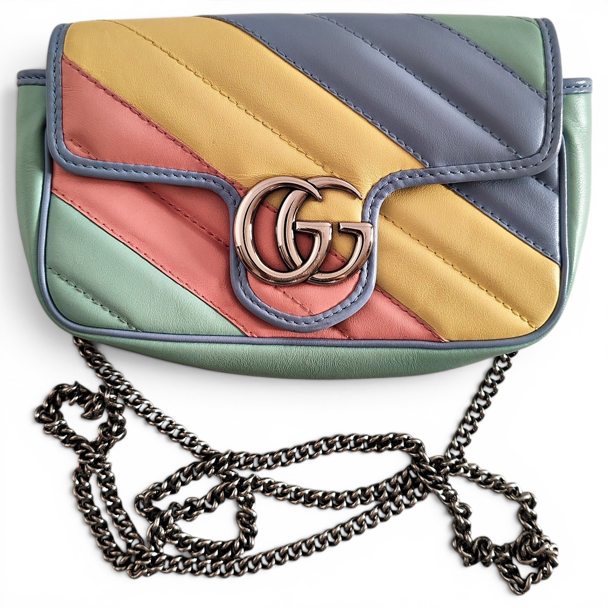 GG Marmont Chain Flap leather handbag