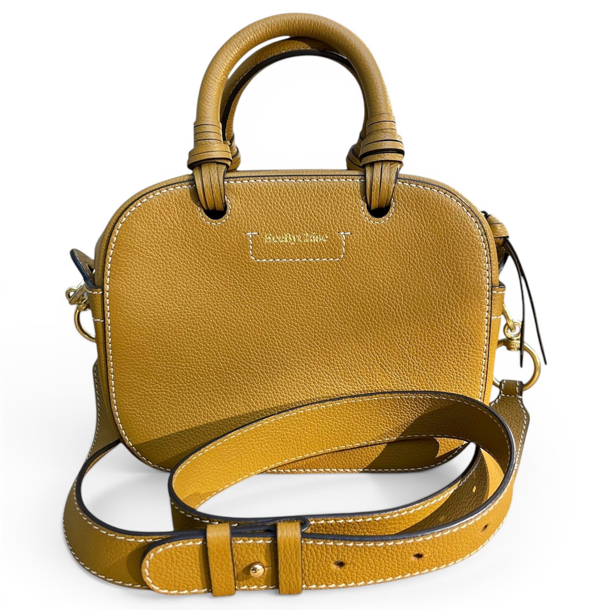 Leather handbag