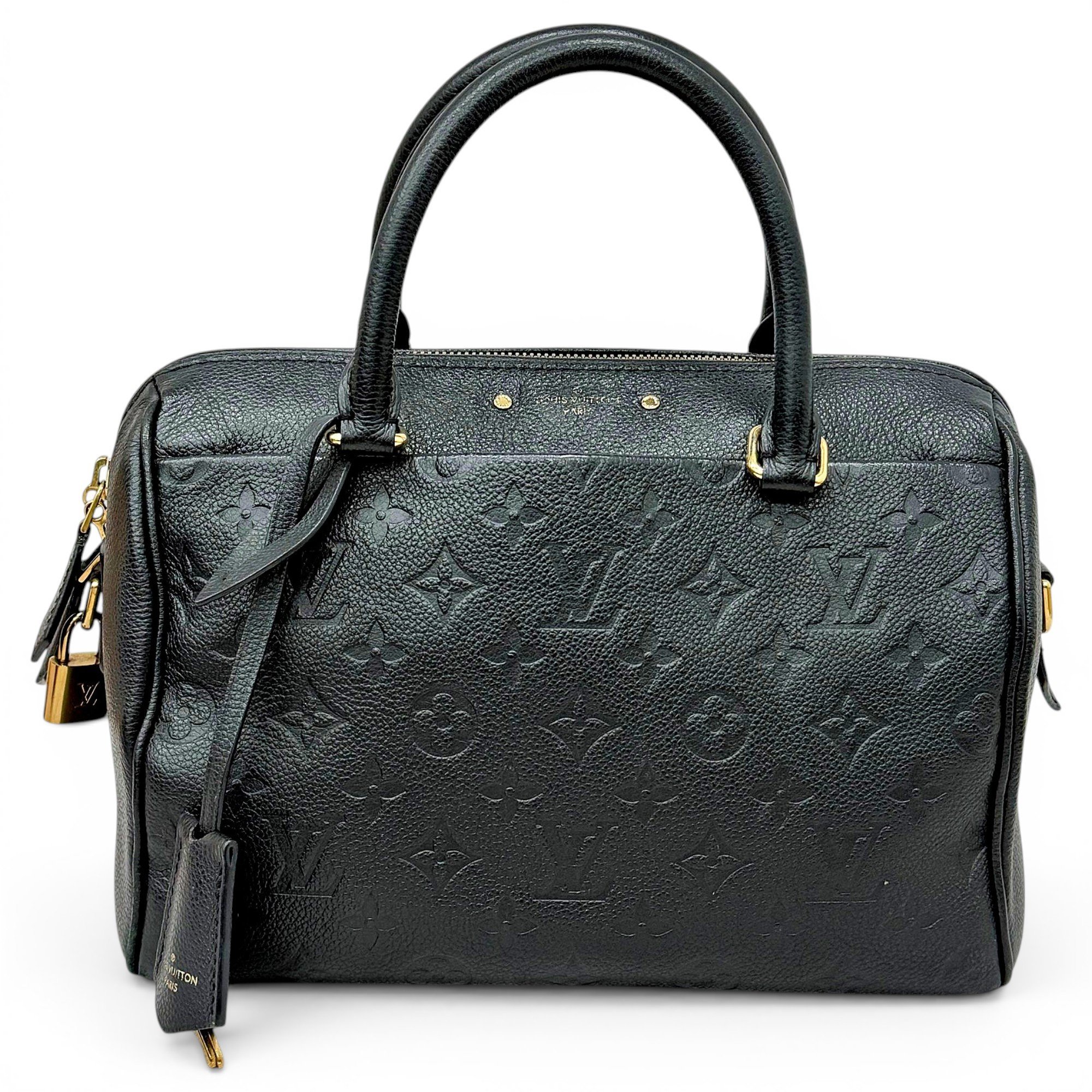 Speedy leather handbag