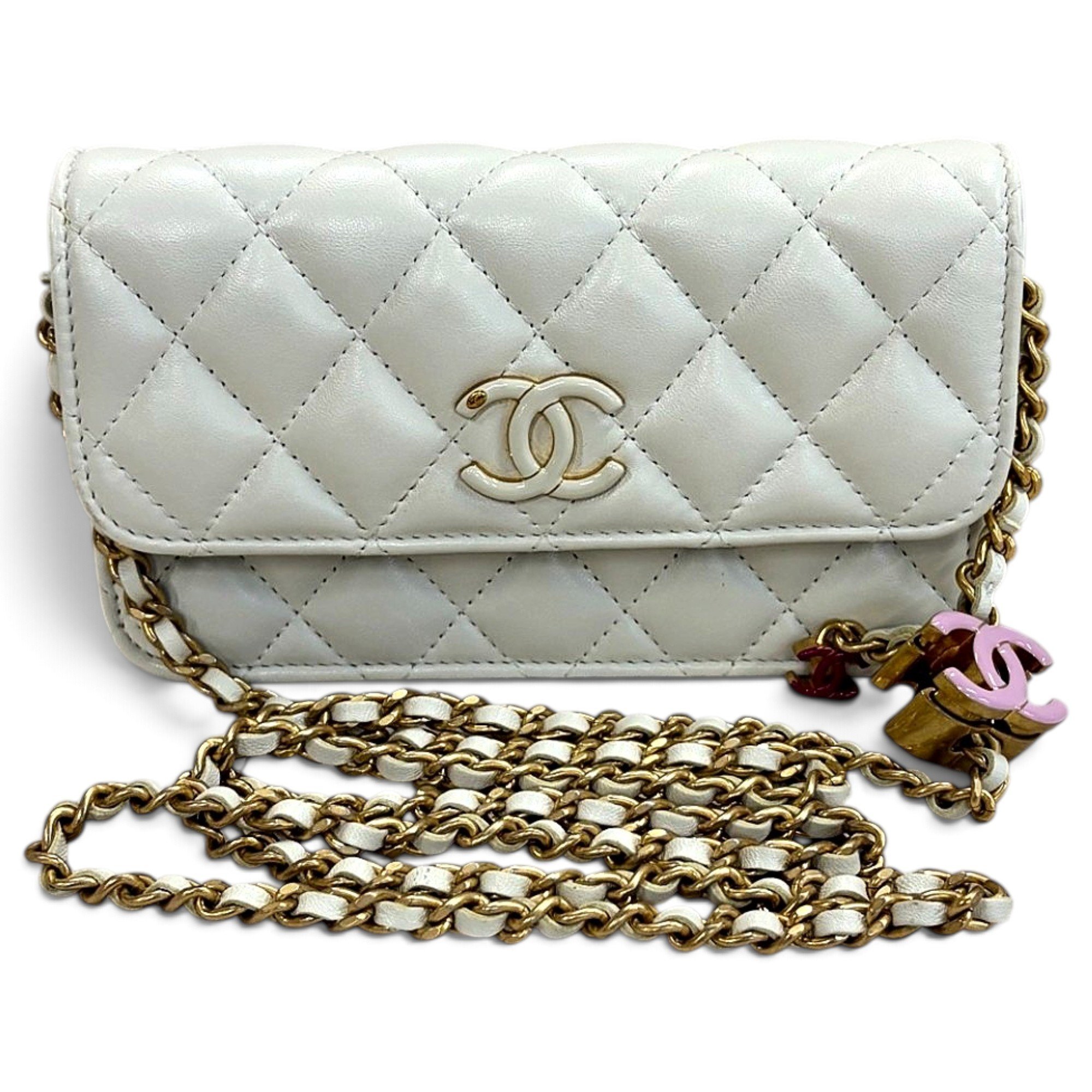 Wallet On Chain Timeless/Classique leather handbag