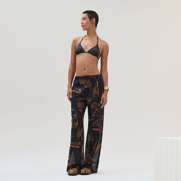 Bleu Gabier "Thalassa Tattoo" Beach Pants