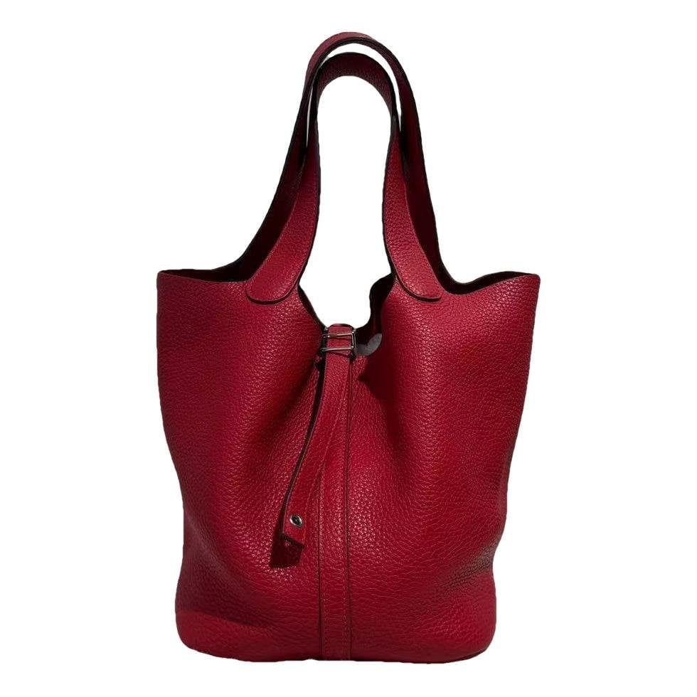 Picotin leather handbag