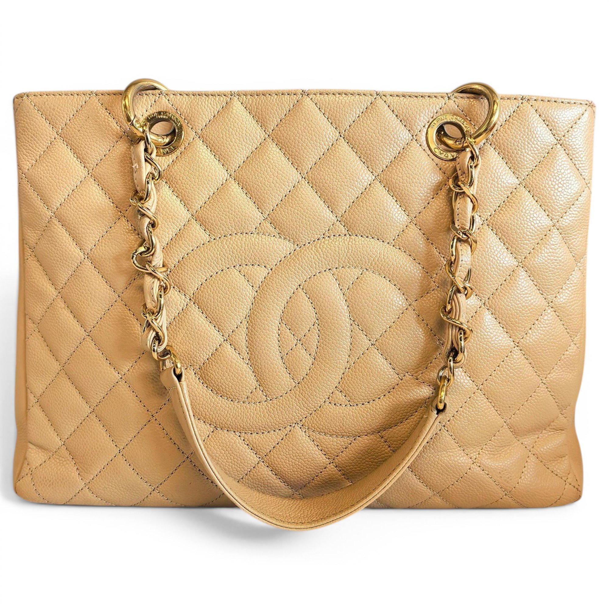 Grand shopping leather tote