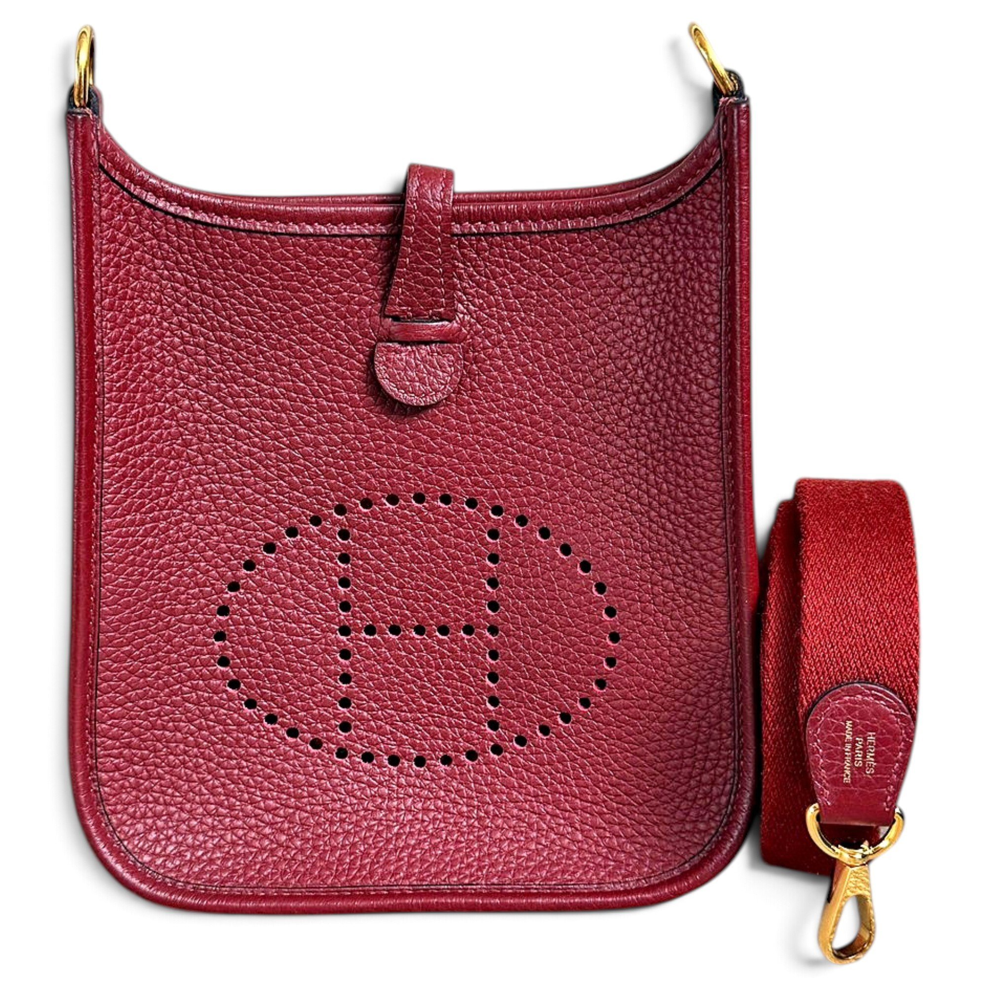 Mini Evelyne leather handbag