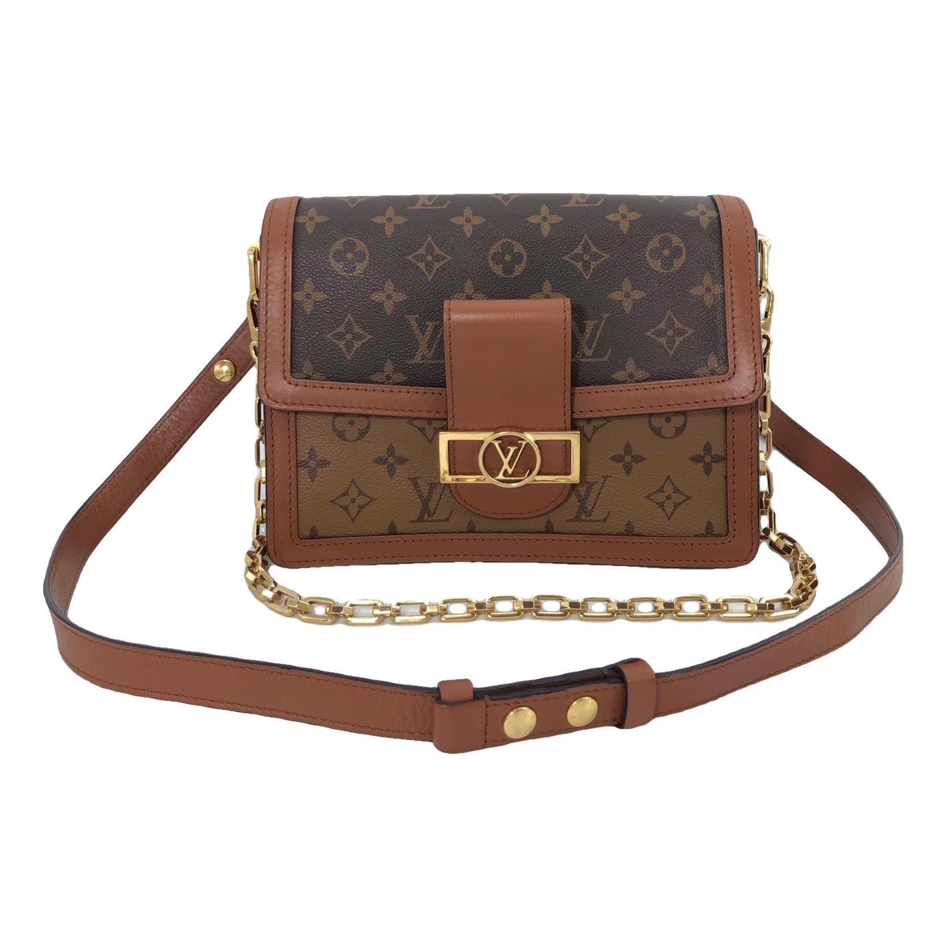 Dauphine leather handbag
