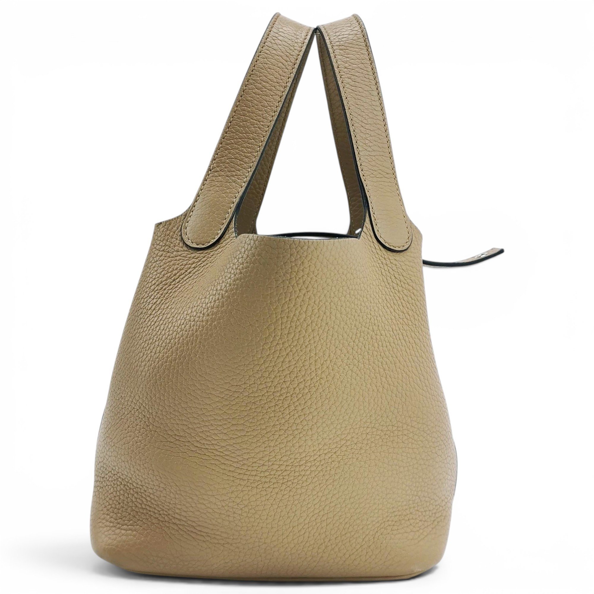 Picotin leather handbag
