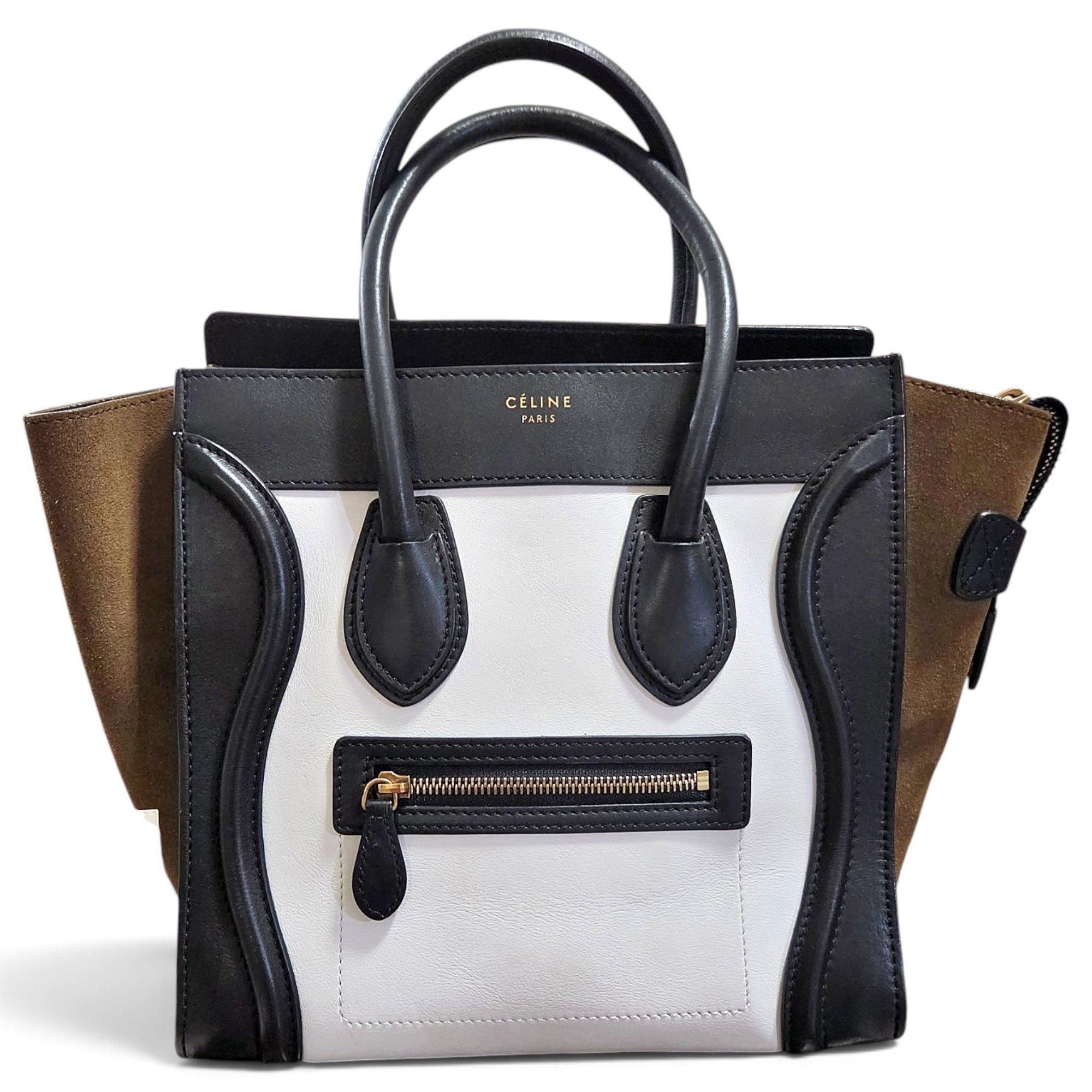 Luggage leather tote