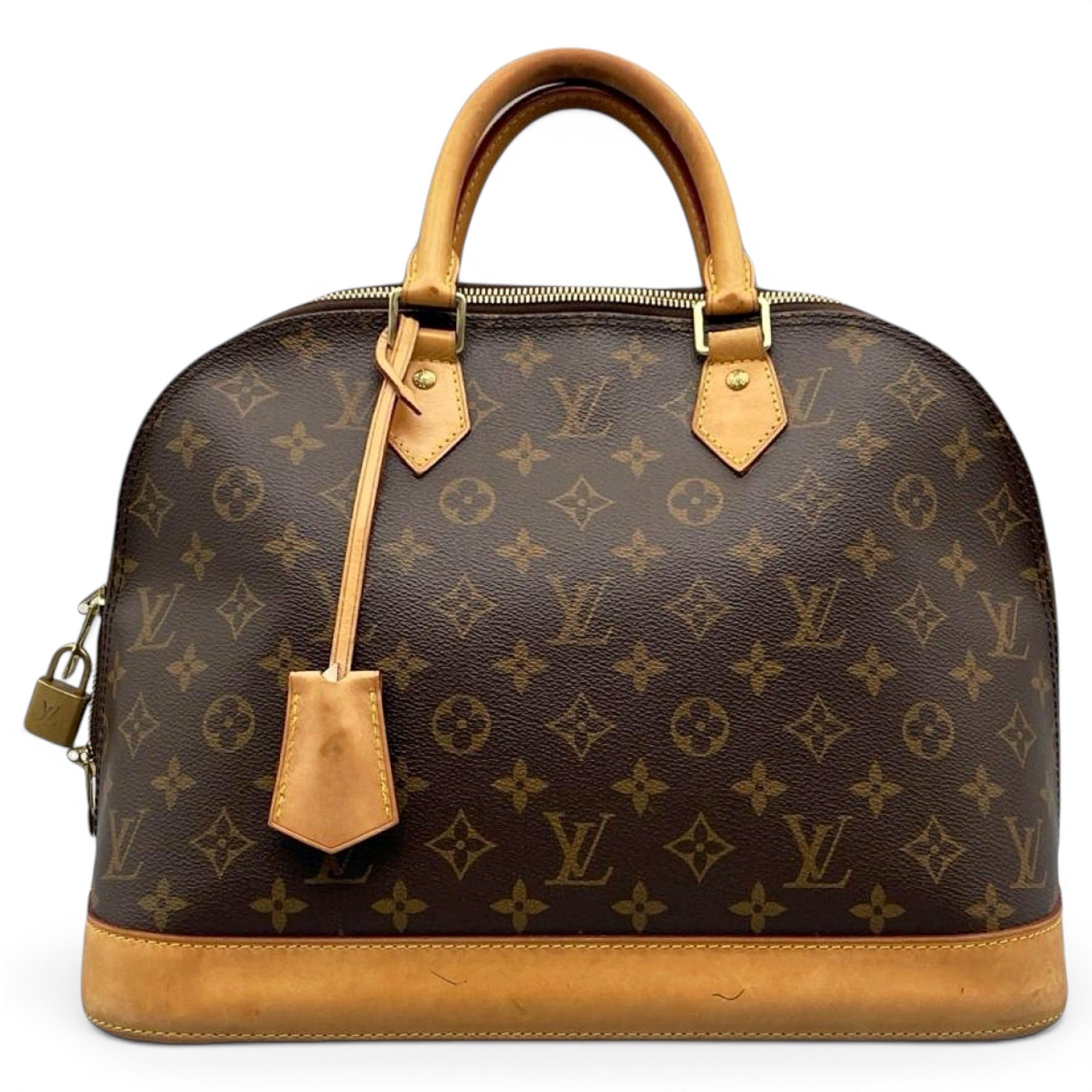Alma leather handbag