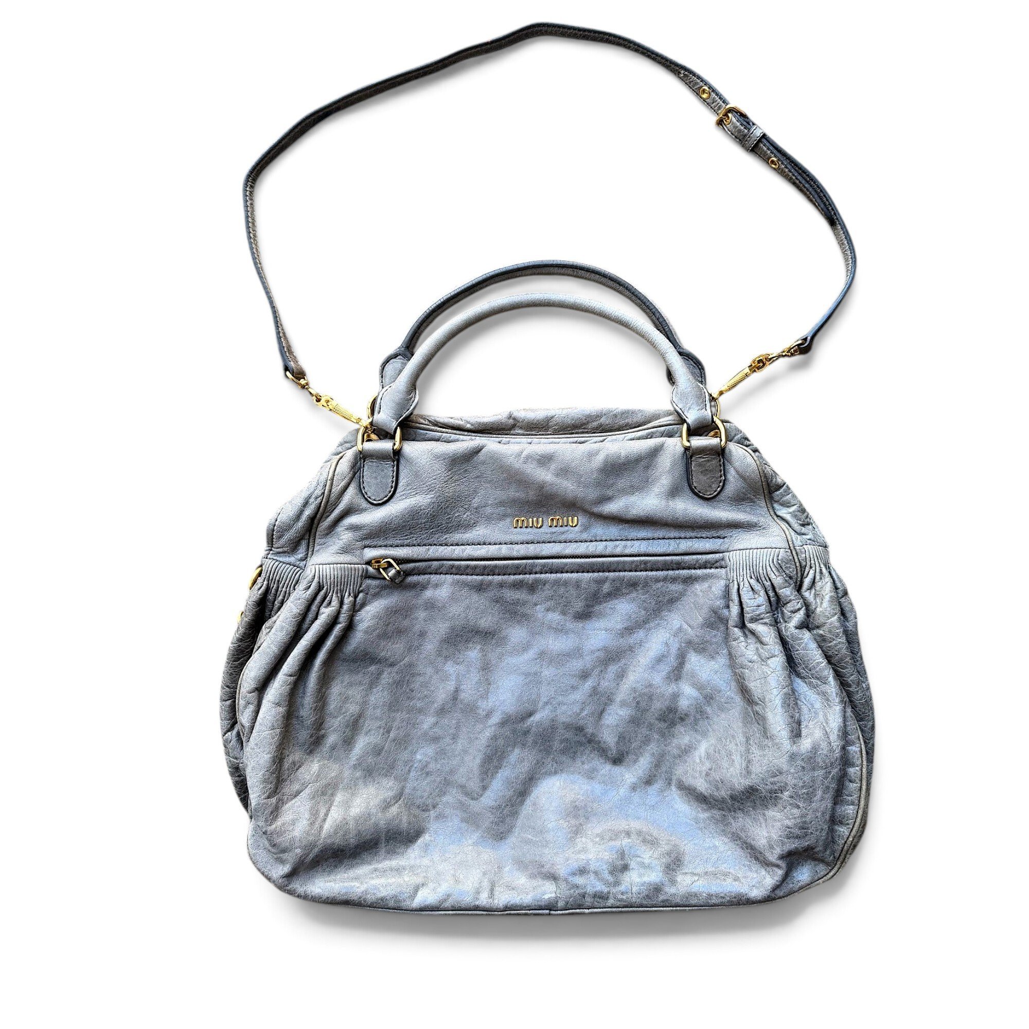 Vitello leather handbag