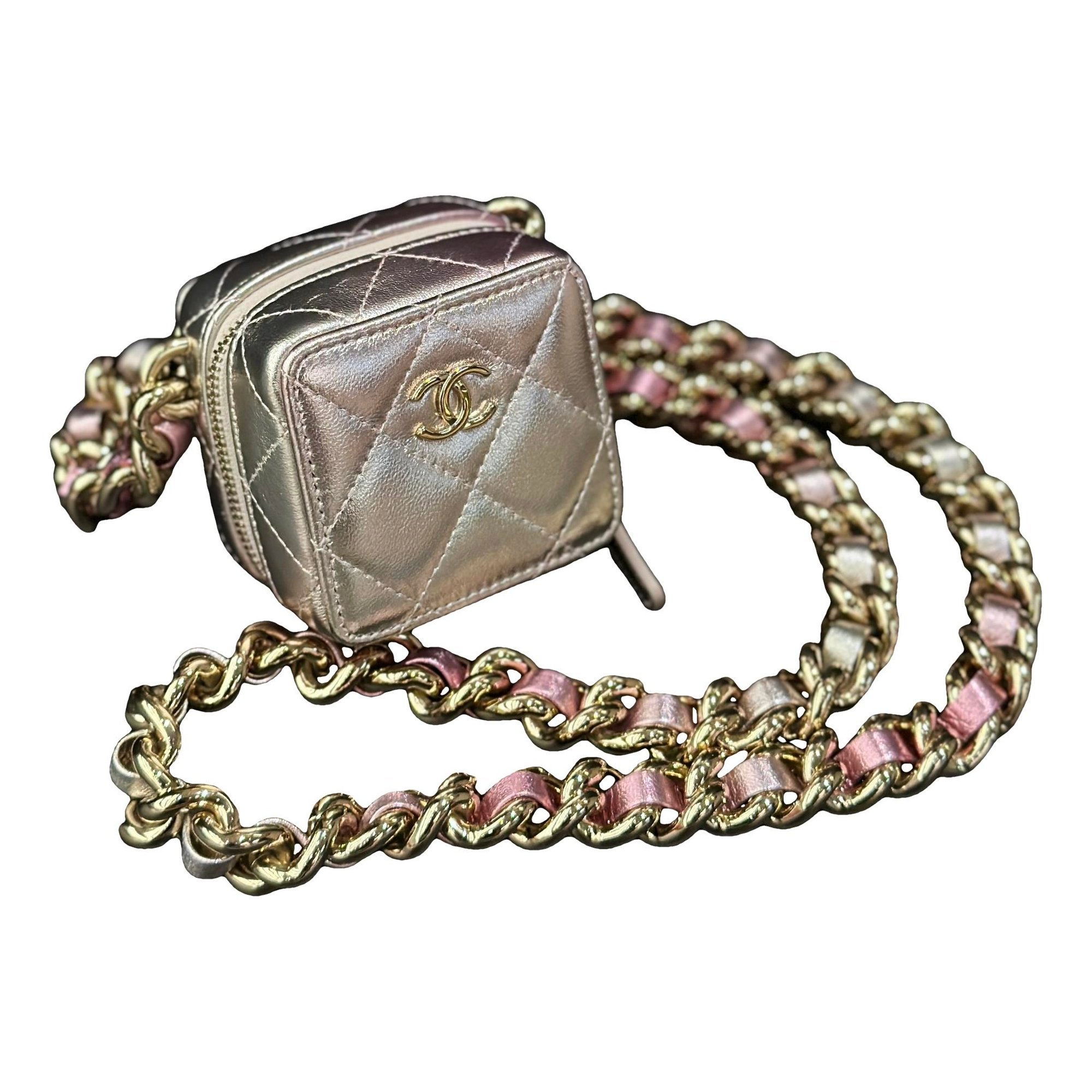 Trendy CC Vanity leather handbag