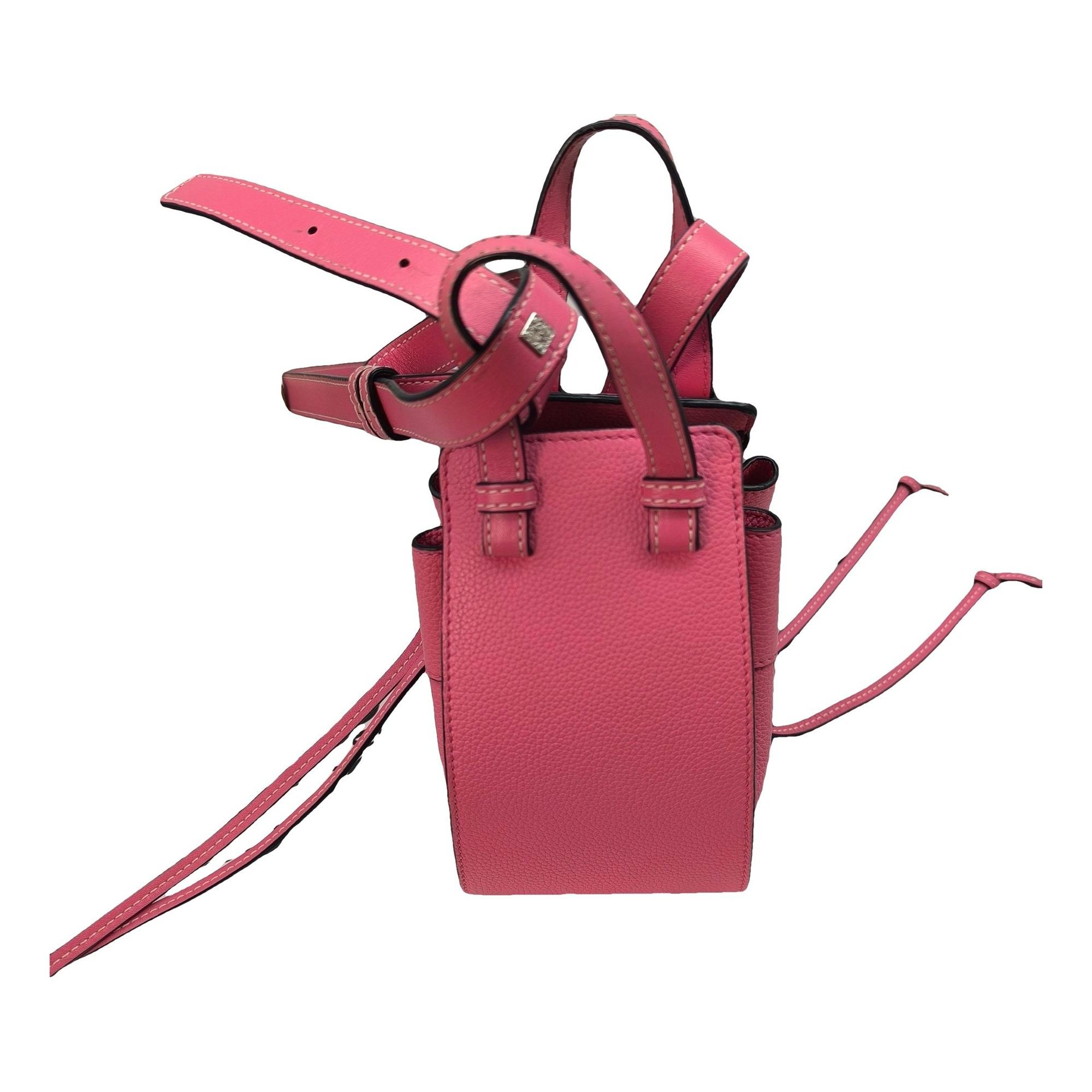 Hammock leather handbag