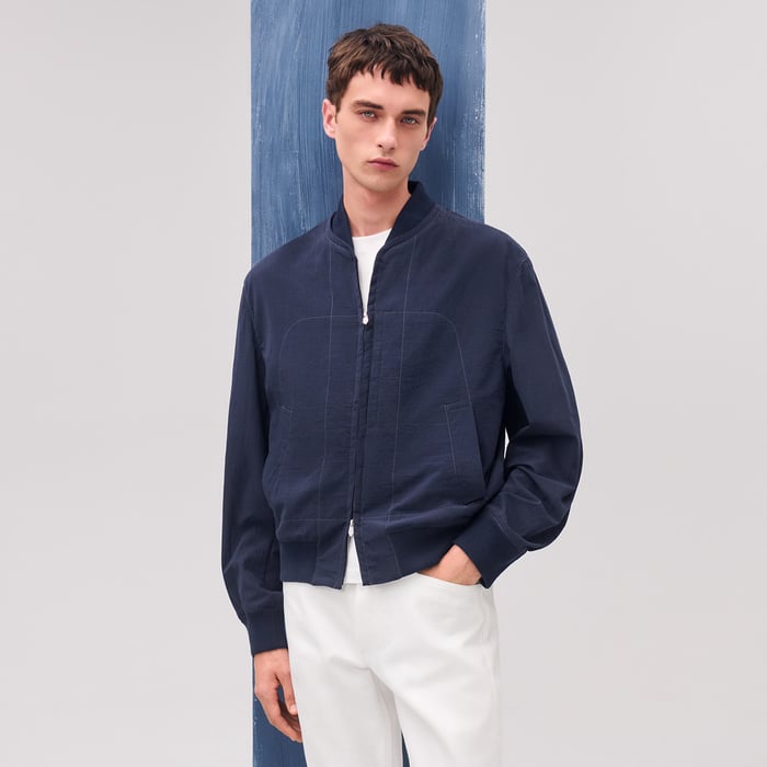 Marine Rib-trim Jacket