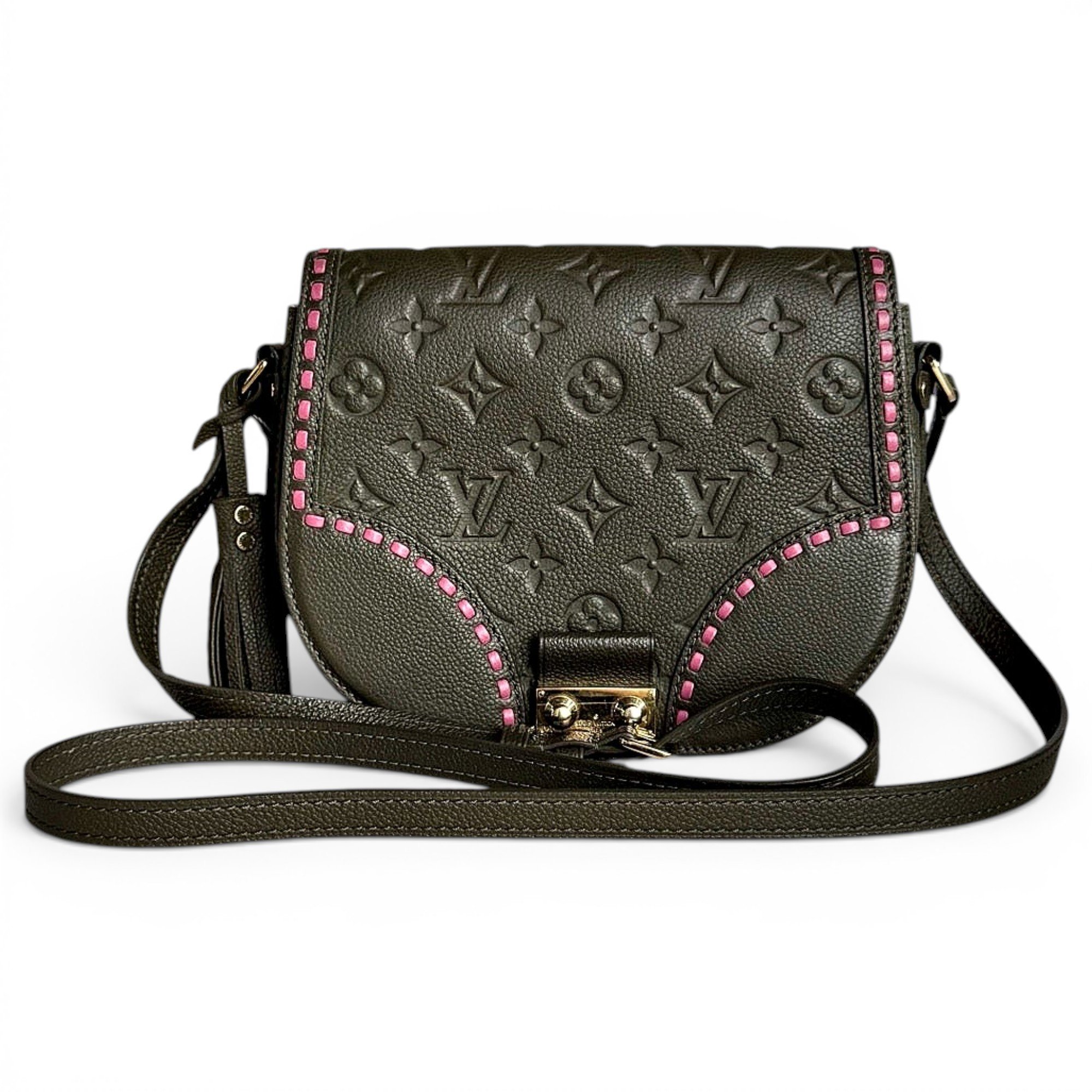 Junot leather crossbody bag