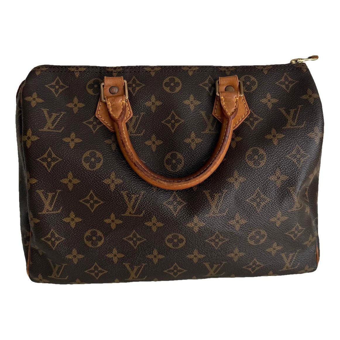 Speedy leather handbag