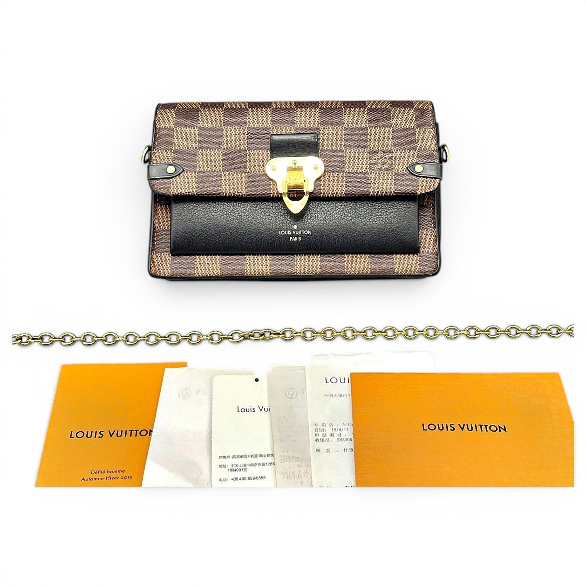 Leather handbag