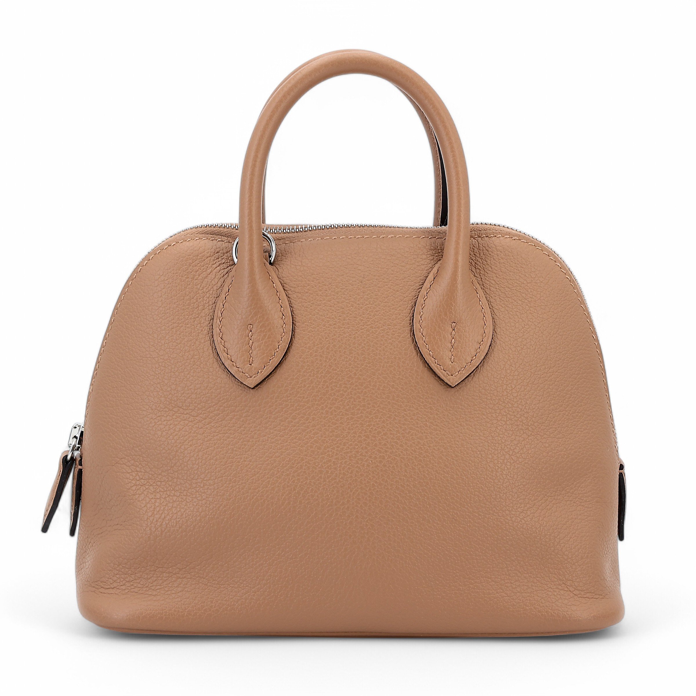 Hermes Excellent ( Rank SA ) HERMÈS Mini Bolide 1923 Chai (0M) Evercolor Palladium hardware U (2022)