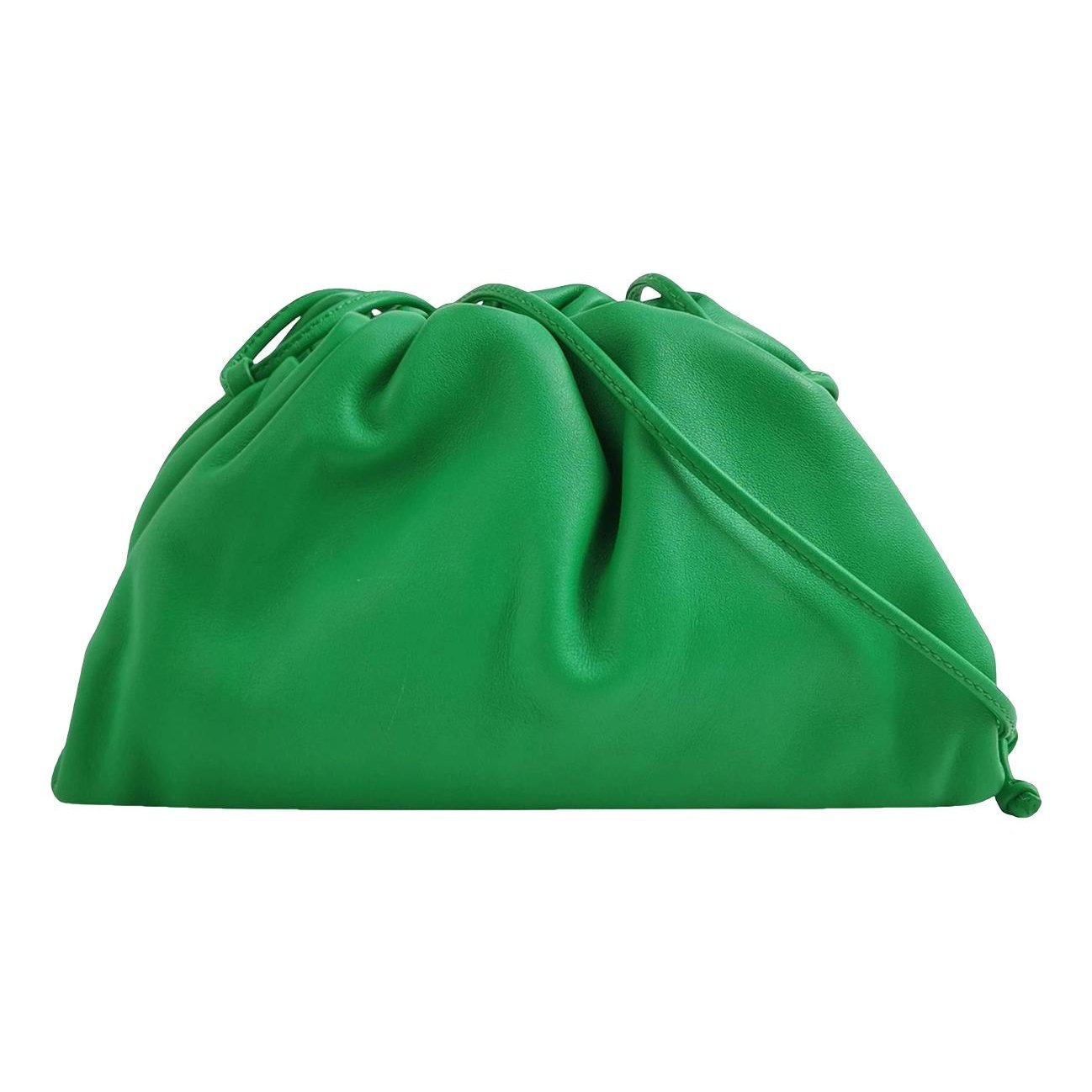 Pouch leather crossbody bag