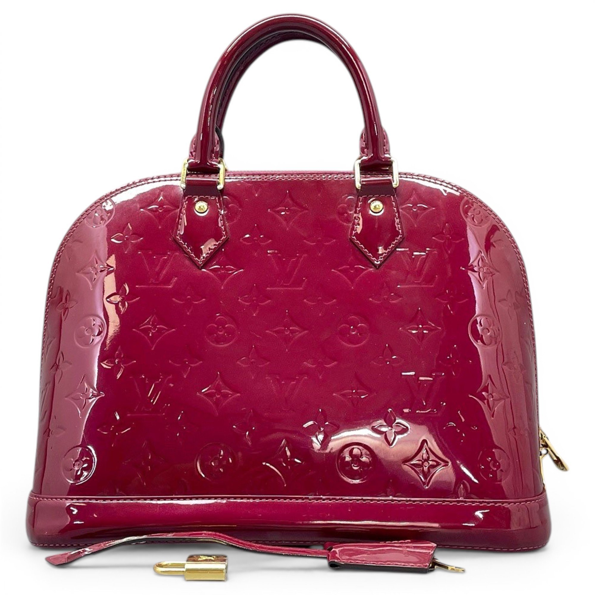 Alma patent leather handbag