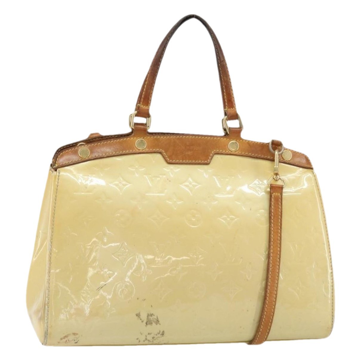 Bréa patent leather handbag