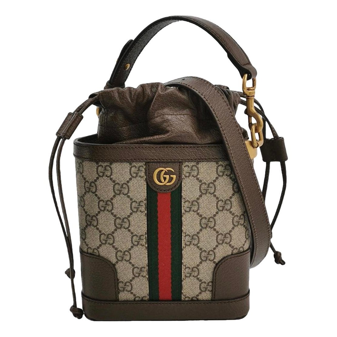 Ophidia Bucket leather crossbody bag