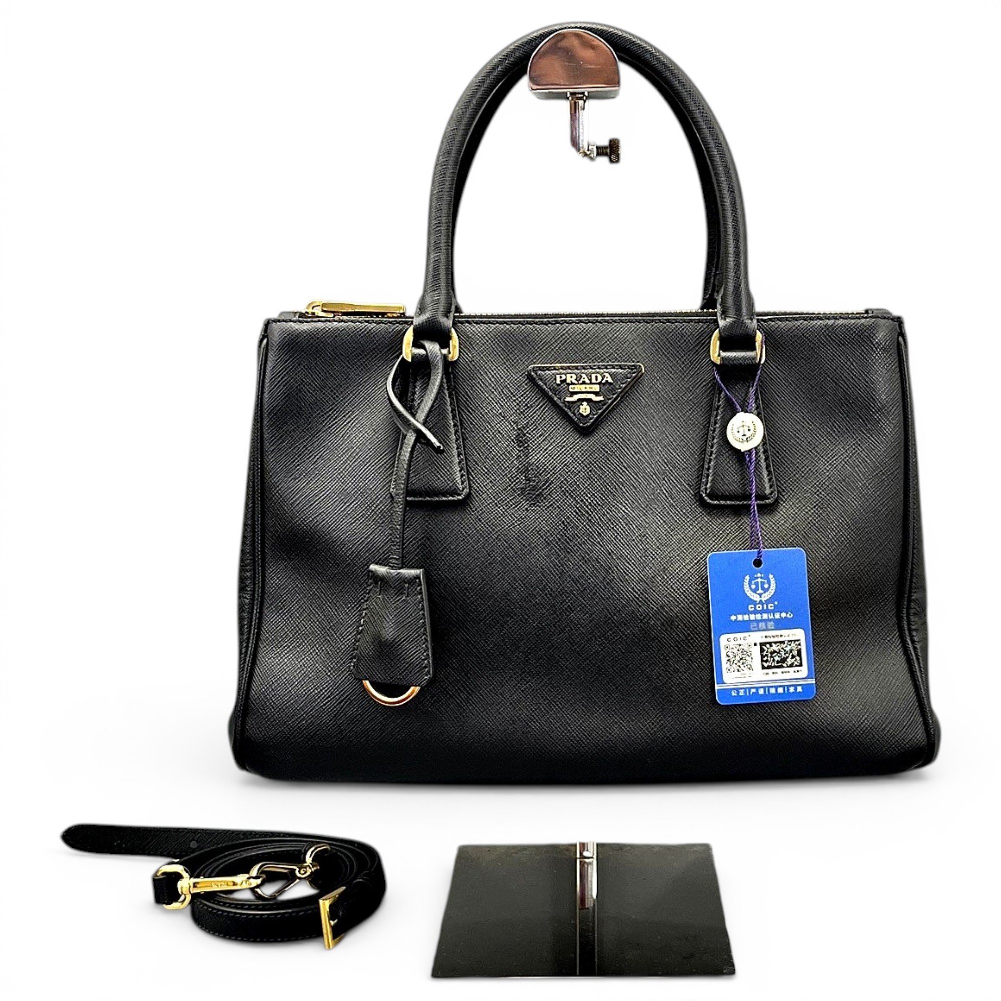 Galleria leather handbag