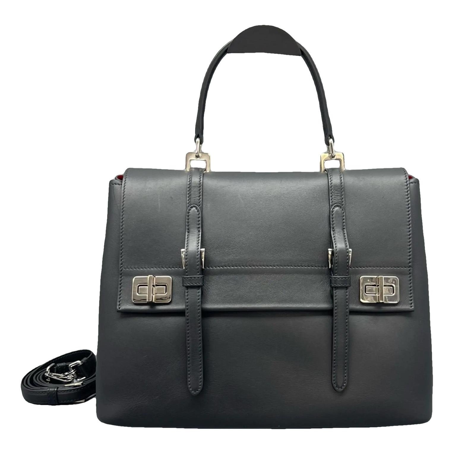 Leather handbag