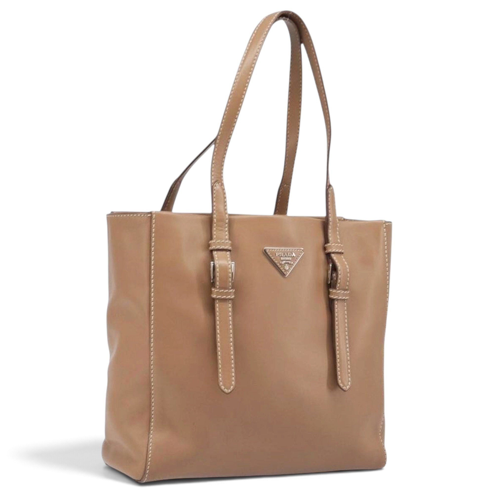 Leather tote