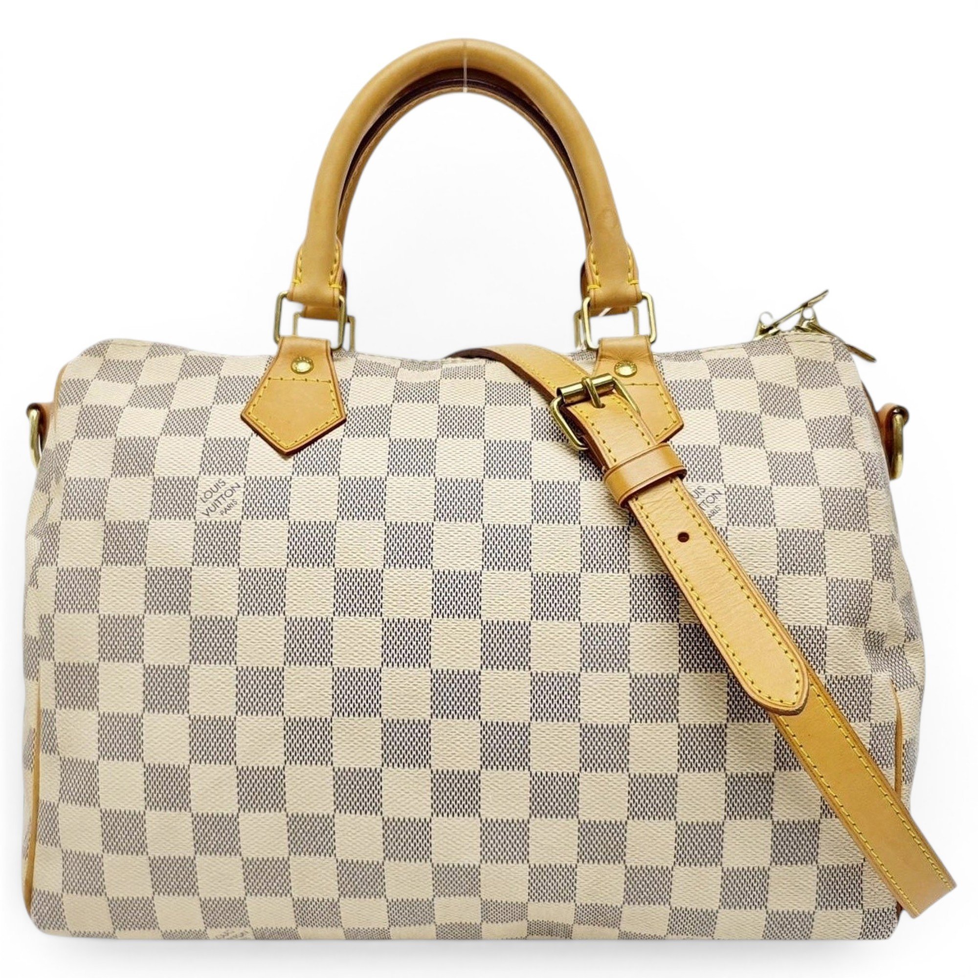Nano Speedy / Mini HL leather handbag