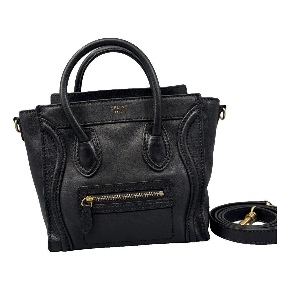 Nano Luggage leather handbag