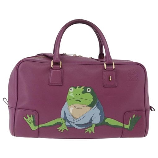 Anagram leather handbag