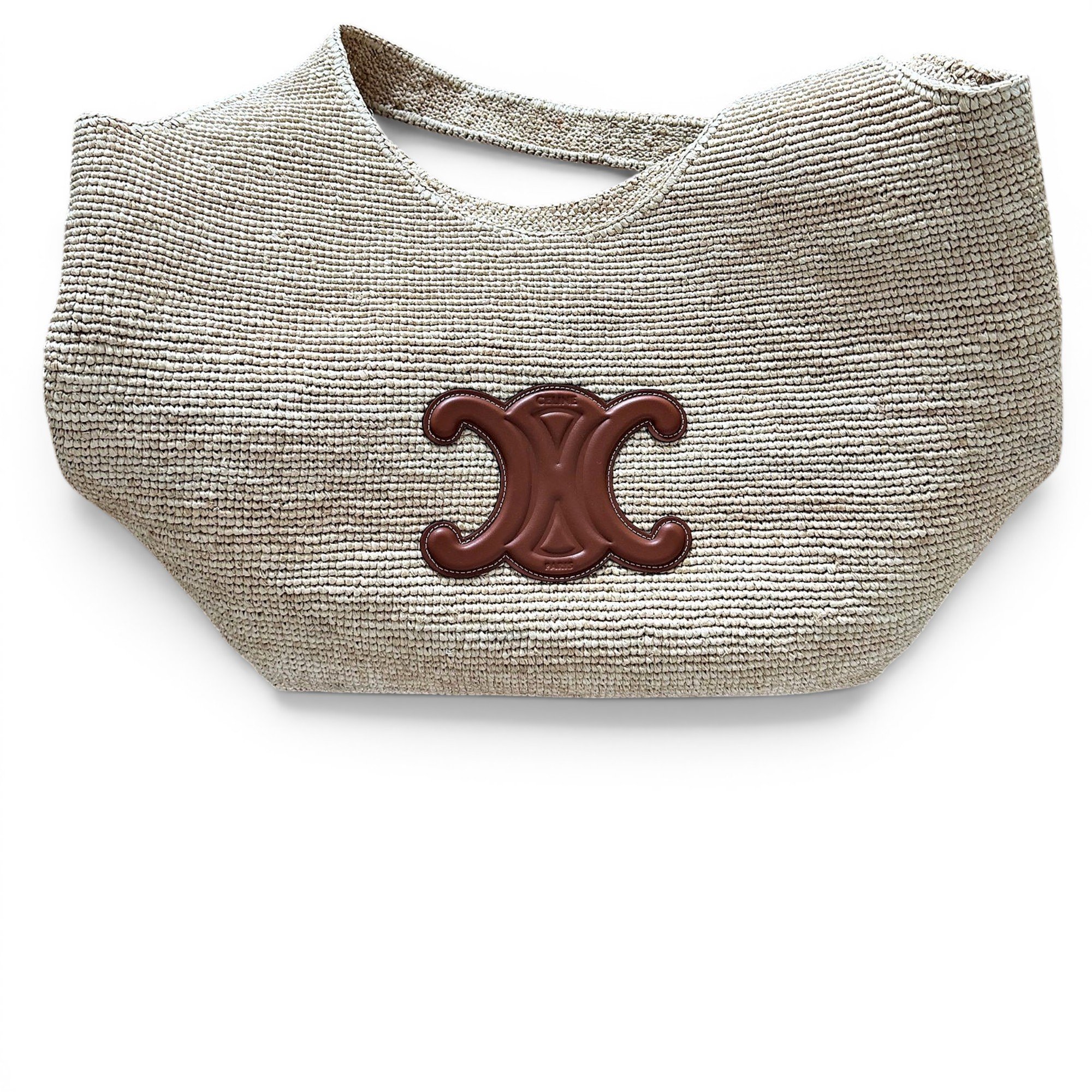 Triomphe leather tote