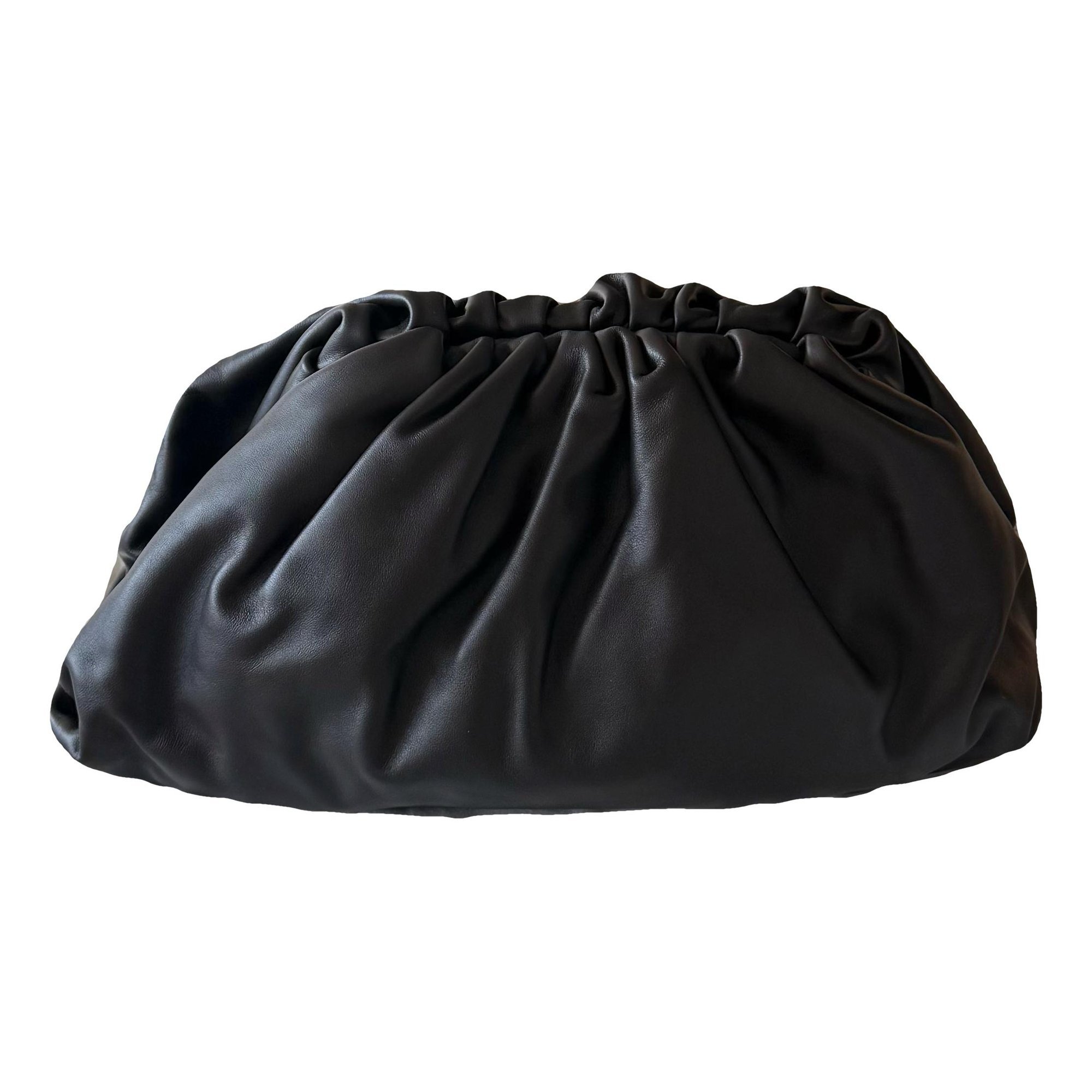 Pouch leather handbag