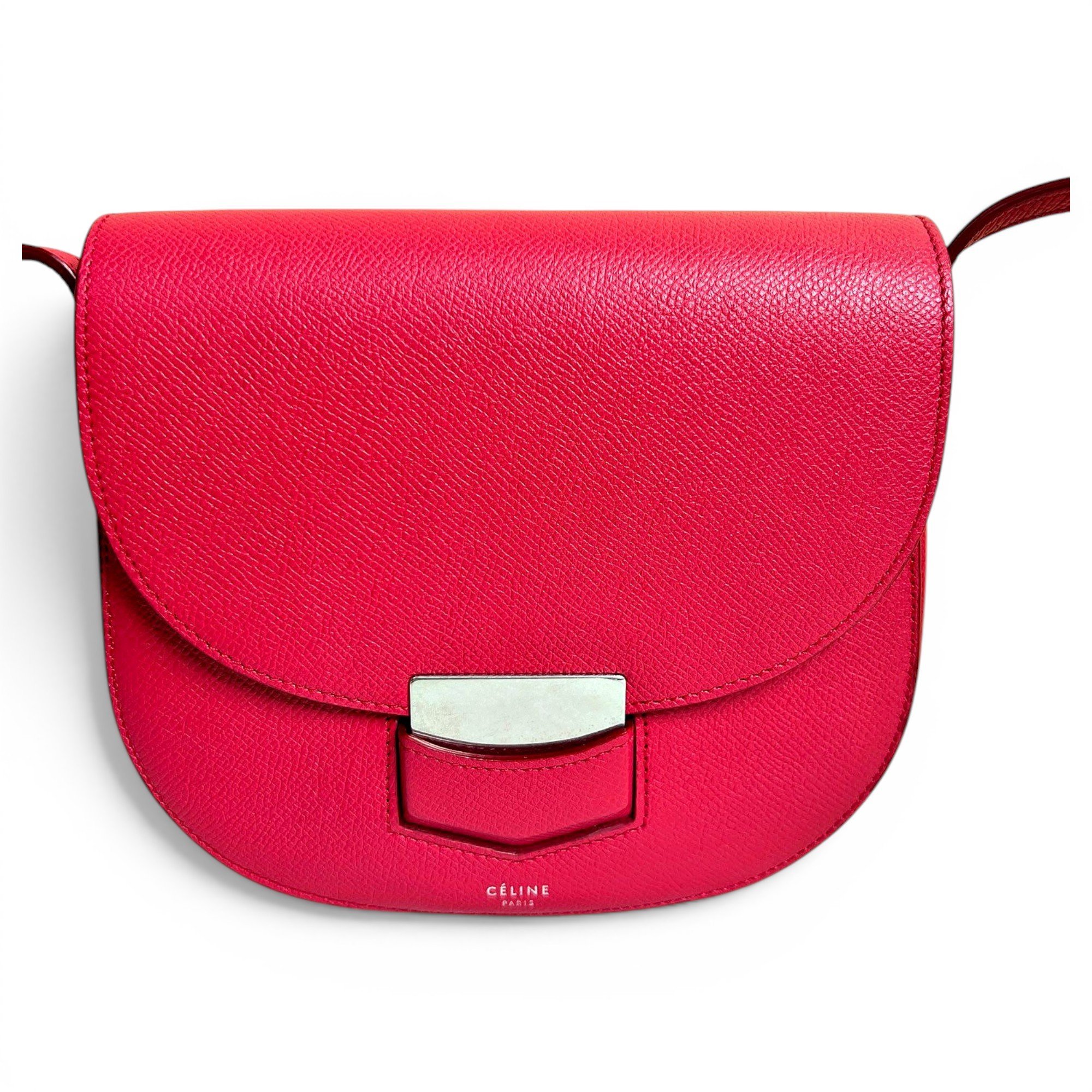 Trotteur leather crossbody bag