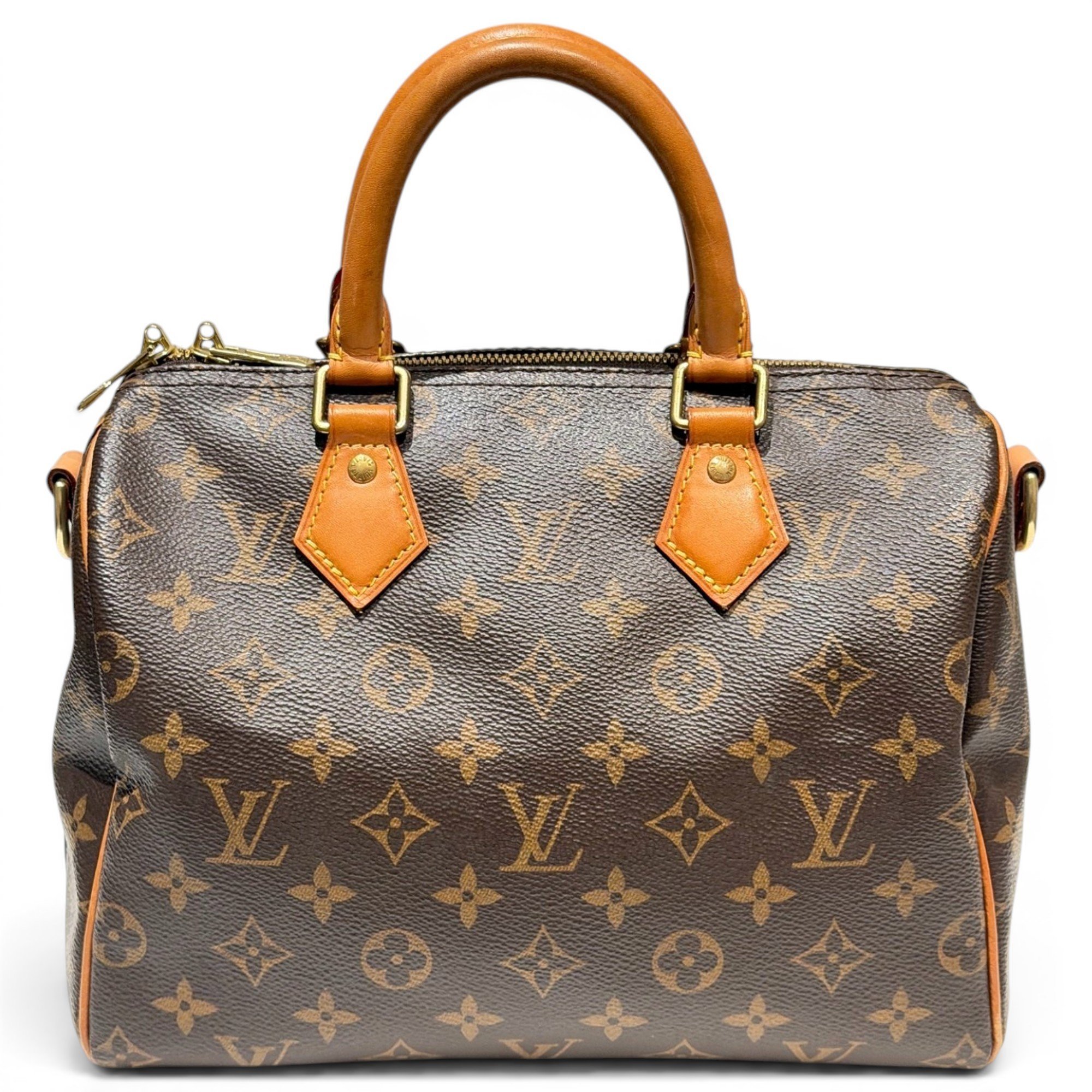 Speedy leather handbag