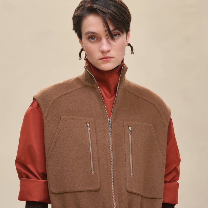 Long Bomber Vest