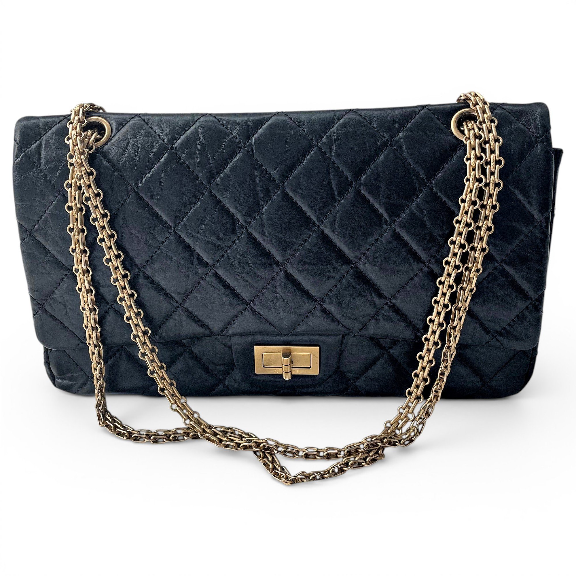 2.55 leather handbag