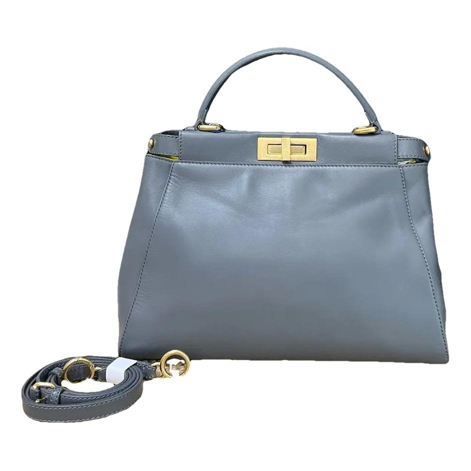 Peekaboo leather crossbody bag