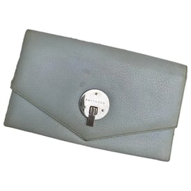 Smythson Leather clutch bag