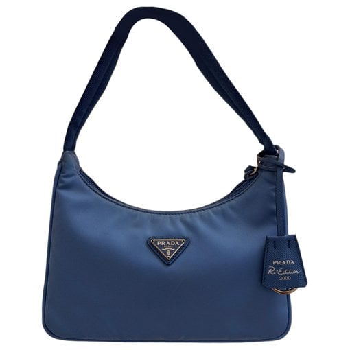 Re-edition leather handbag