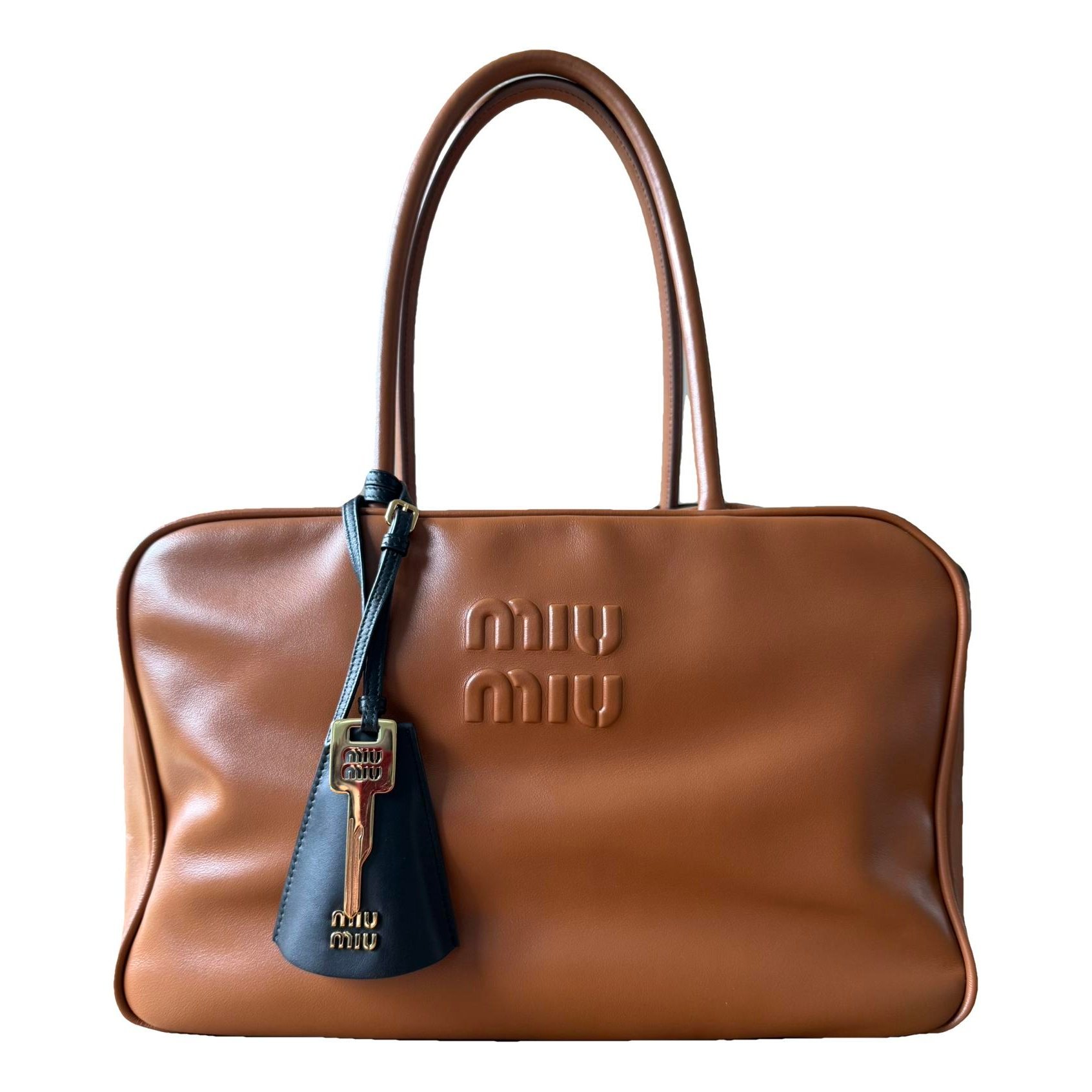Beau leather handbag