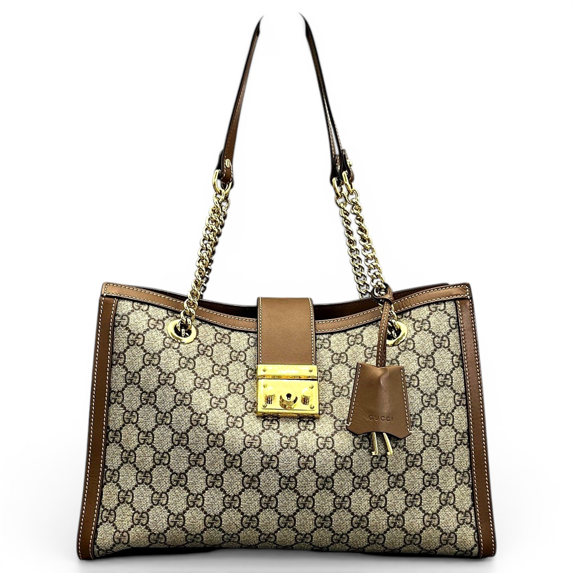 Leather tote