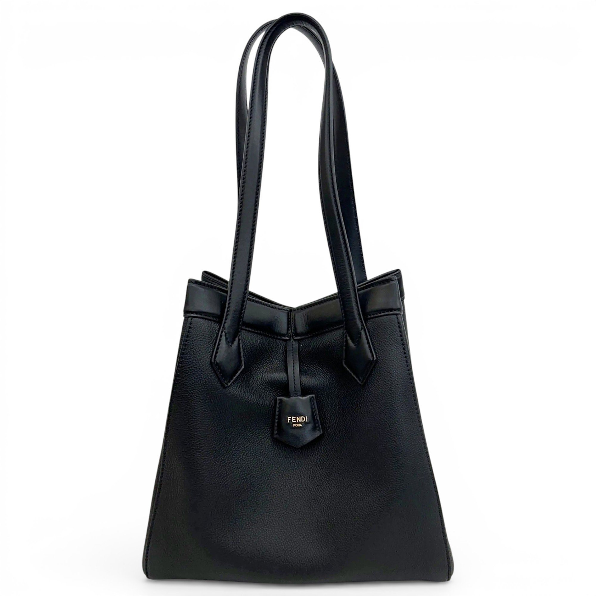 Origami leather handbag
