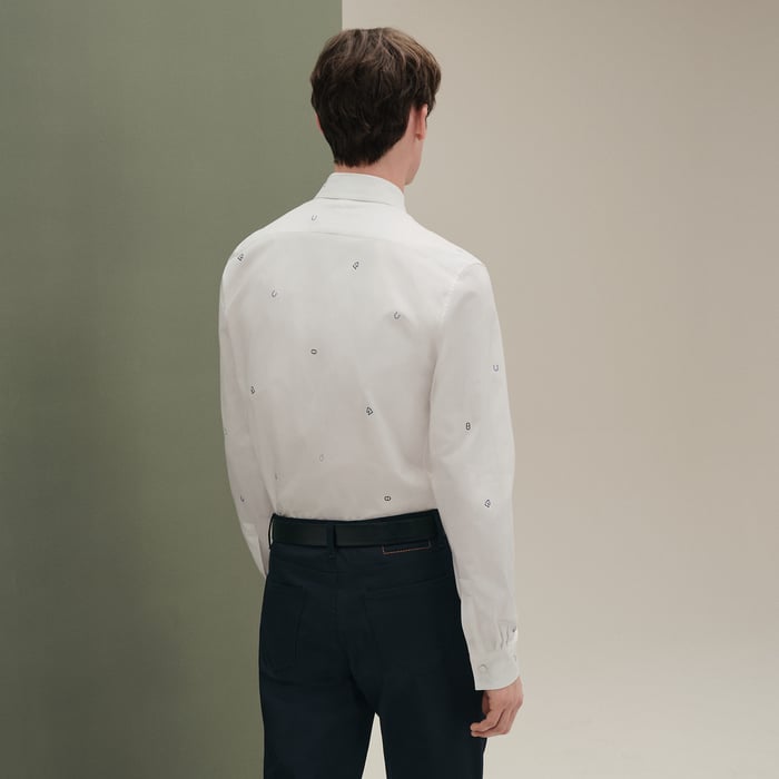 Blanc "Attela'H Multi" Fitted Shirt