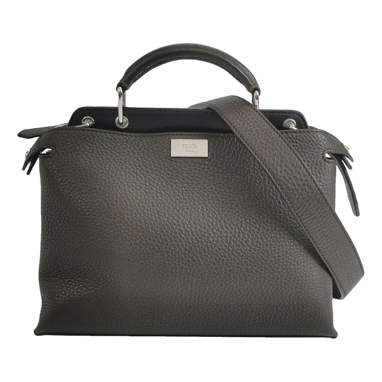 Peekaboo leather handbag
