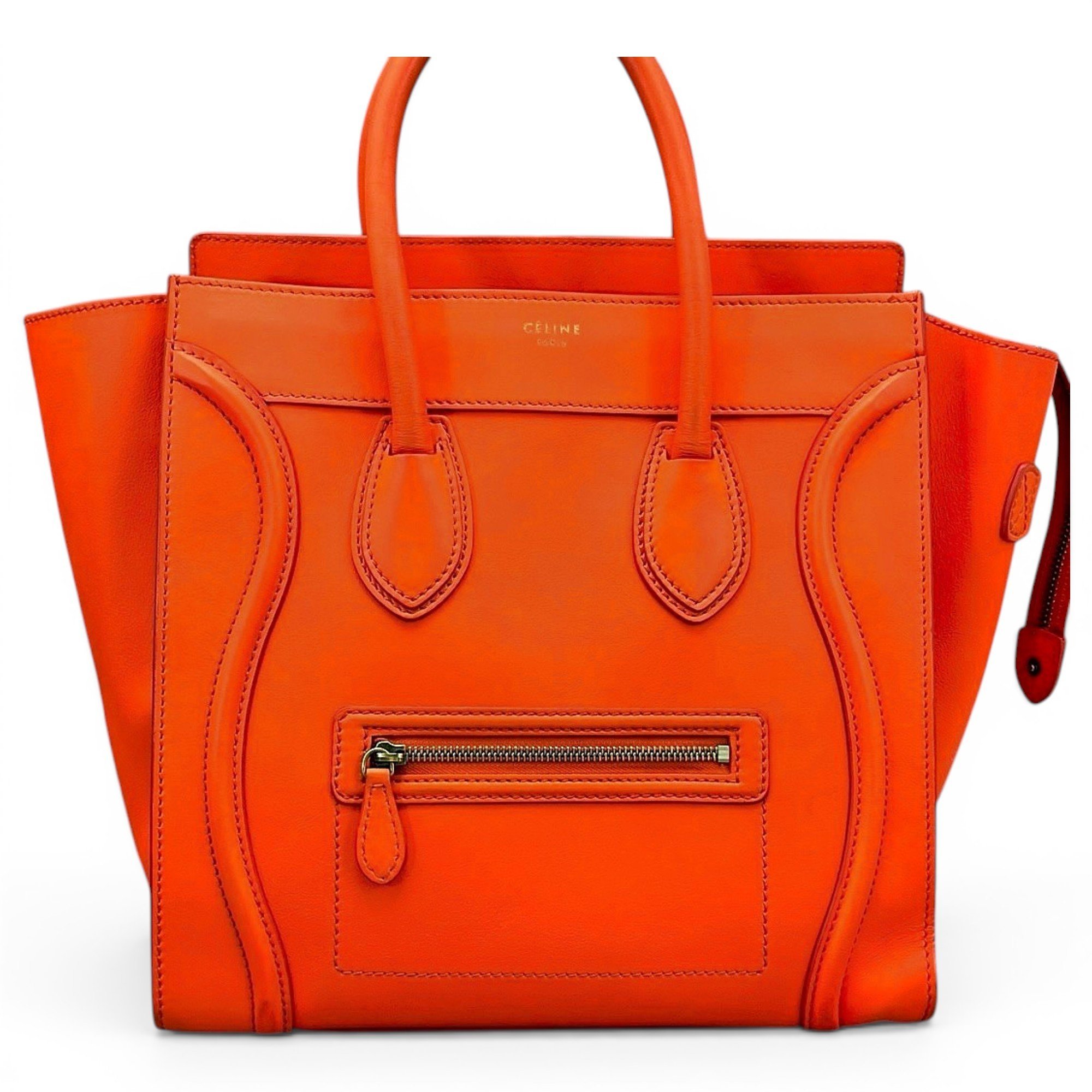 Luggage leather handbag
