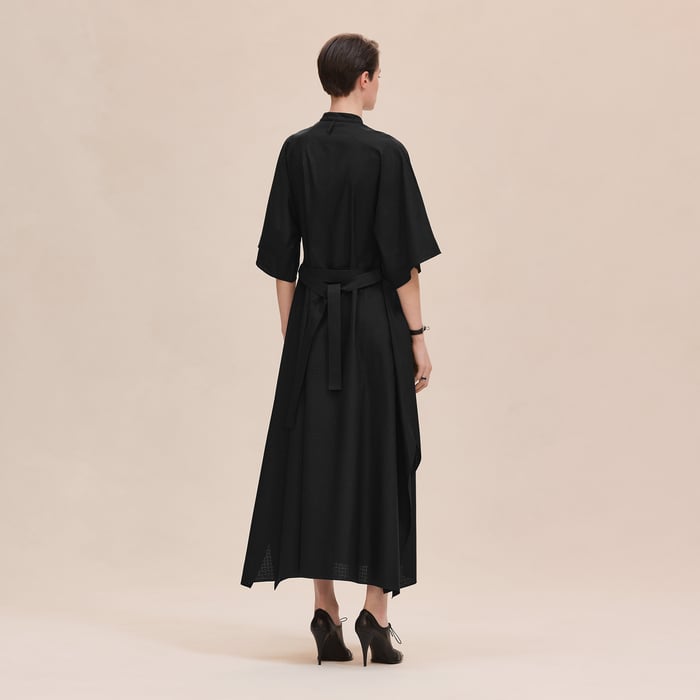 Noir "Mosaique" Prairie Dress