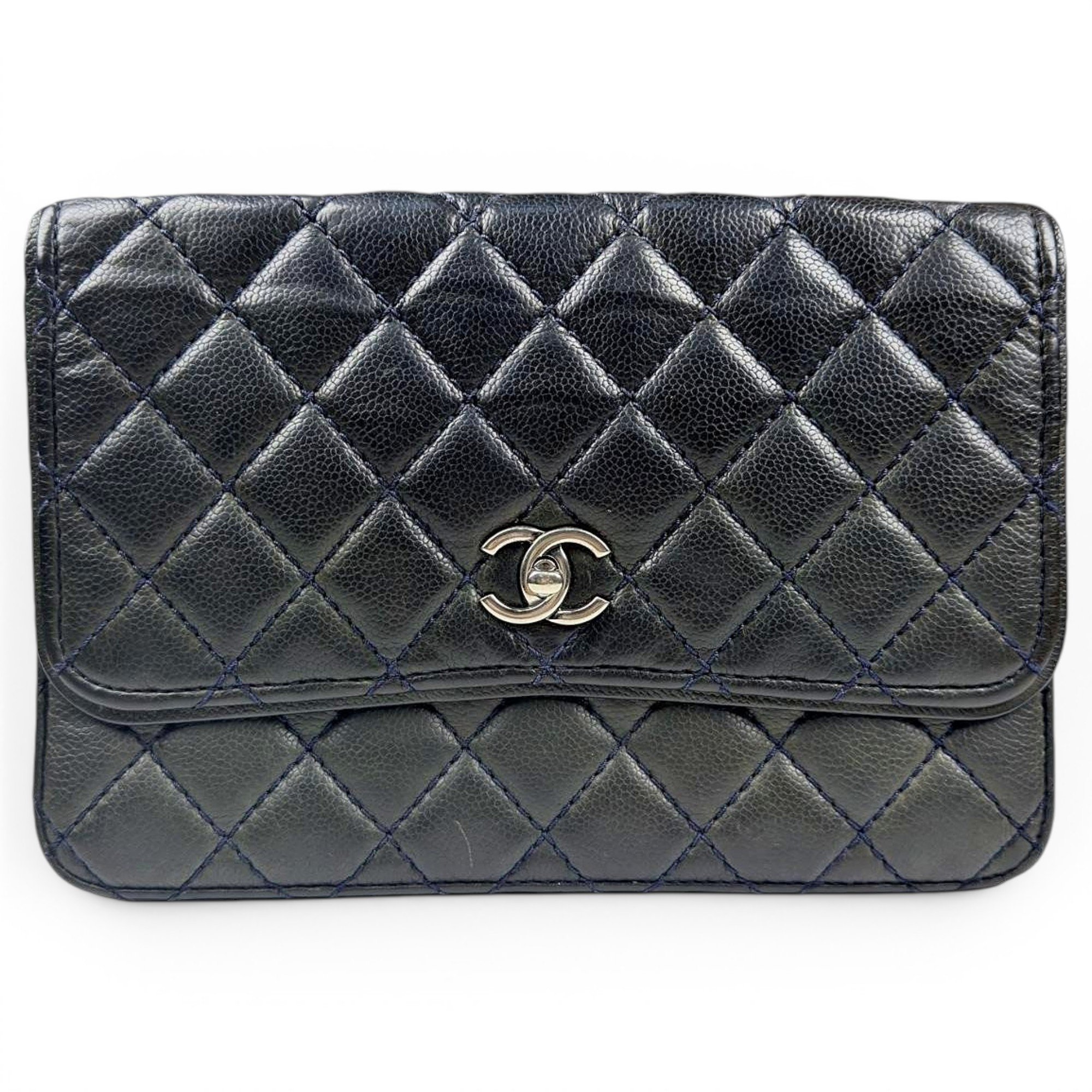 Trendy CC Flap leather handbag
