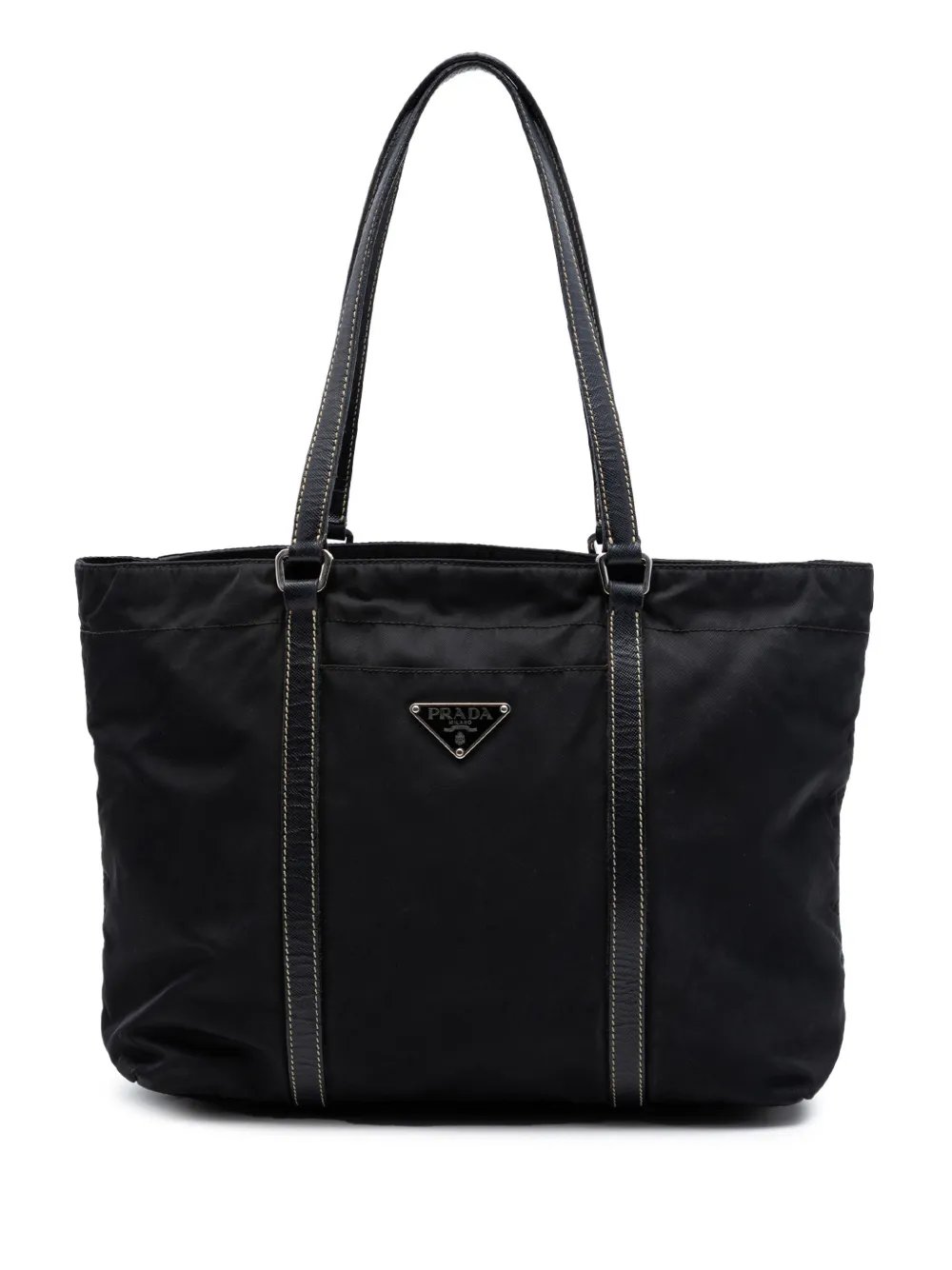 2013-2026 Saffiano Trimmed Tessuto tote bag