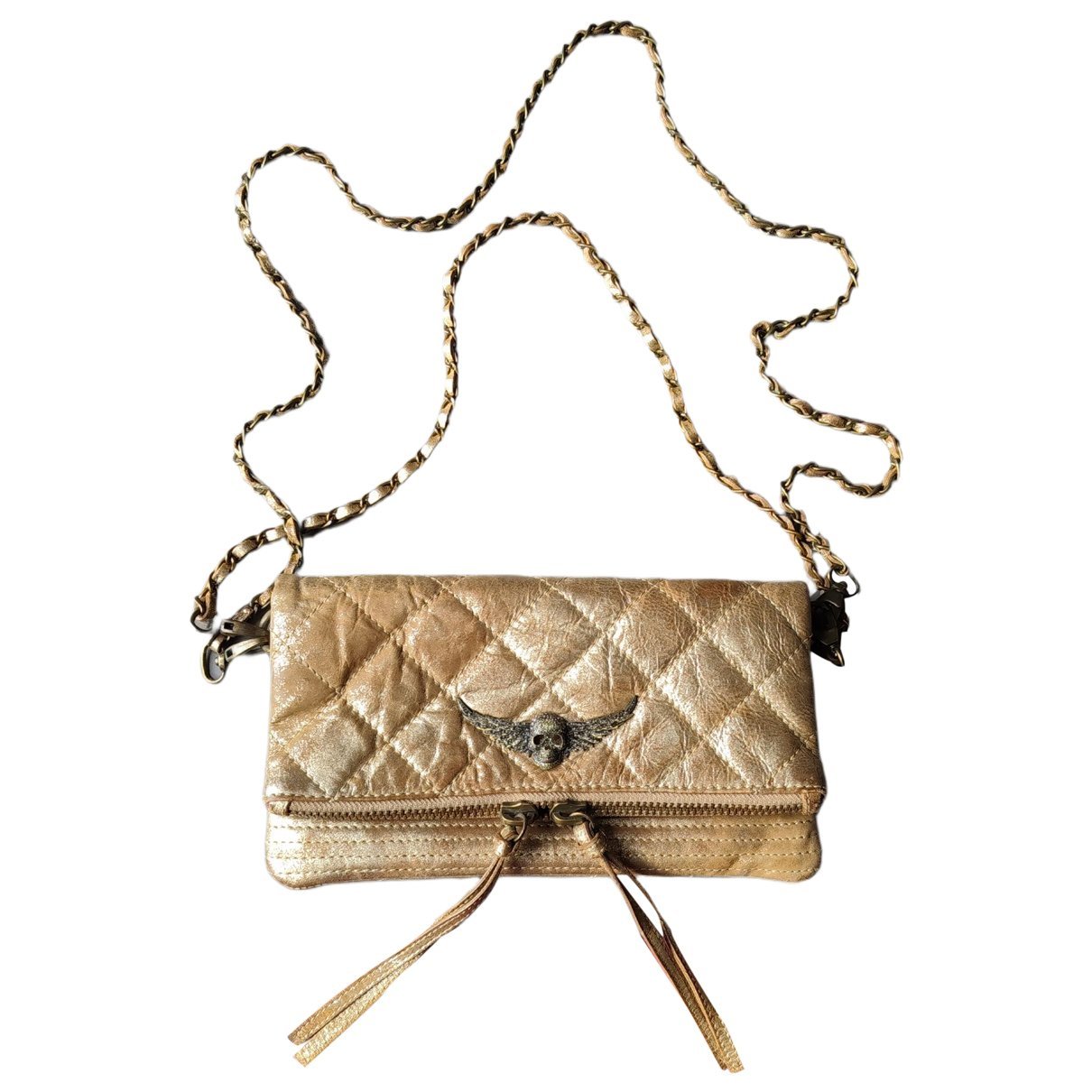 Rock leather crossbody bag